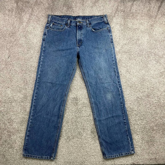 Carhartt Men's Jeans size 38x32 100%‎ Cotton - Picture 1 of 12